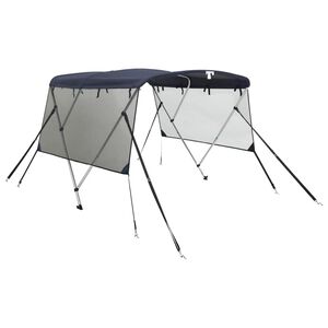 vidaXL Biminitop 3 bogen met mesh zijwanden 183x(137-152)x137 cm