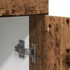vidaXL Onderkast met lade Lyon 30x46x81,5 cm bewerkt hout oud houtkleurig