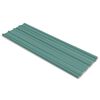 vidaXL Dakpaneel 12 st Groen 129 x 45 cm Gegalvaniseerd staal