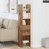 vidaXL Boekenkast Oud hout 40 x 35 x 180 cm Bewerkt hout