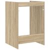 vidaXL Wasmachinekast met opslag Sonoma 67,5 x 62 x 97 cm Bewerkt hout