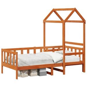 vidaXL Dagbed Set 2 pcs Wasbruin Massief grenenhout