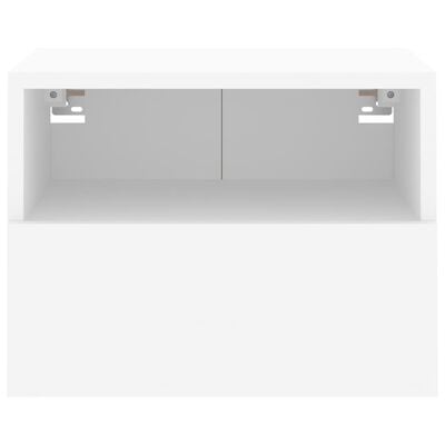 vidaXL Tv-wandmeubels 2 st 40x30x30 cm bewerkt hout wit