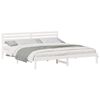 vidaXL Bedframe met hoofdeinde Wit 180 x 210 cm Massief grenenhout