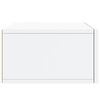 vidaXL Nachtkastjes 2 st wandgemonteerd 35x35x20 cm wit