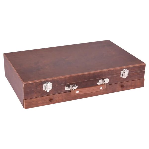 Artist 112-delige Kunstschilderset in houten koffer