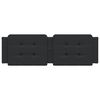 vidaXL Hoofdbordkussen "Zadar" 160 cm kunstleer zwart