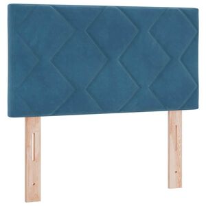 vidaXL Hoofdbord Donkerblauw 80 cm Fluweel