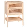 vidaXL Hamsterkooi 55x40x80 cm massief vurenhout