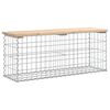 vidaXL Tuinbank schanskorfontwerp 103x31,5x42 cm massief grenenhout