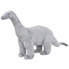 vidaXL Speelgoeddinosaurus staand XXL pluche grijs