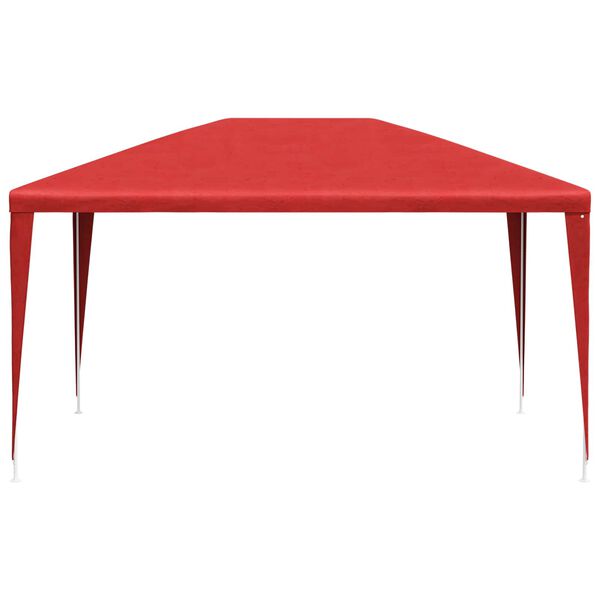 vidaXL Partytent Rood 400 x 300 x 255 cm PE en staal