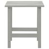 vidaXL Tuinstoel Adirondack met tafel massief vurenhout grijs
