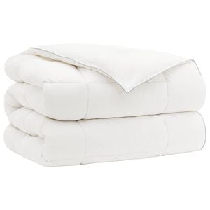 vidaXL Dekbed 200x240 cm Winter 450 GSM Australisch Wol Wit