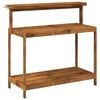 vidaXL Buiten pottingbank 111,5 x 48,5 x 107 cm Massief Acaciahout