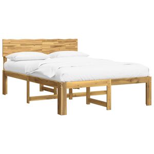 vidaXL Tweepersoonsbed met hoofdeinde ROSTOCK Wit 120 x 200 cm