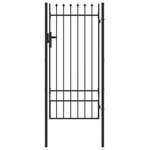 vidaXL Hekpoort BOXTEL 103 x 250 cm Gepoedercoat staal Grijs
