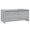 vidaXL Salontafel 90x50x41,5 cm bewerkt hout grijs sonoma eikenkleurig