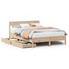vidaXL Bedframe zonder matras massief grenenhout 160x200 cm