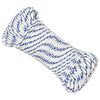 vidaXL Multifunctioneel gebruikstouw 4 mm 50 m Wit en Blauw PP