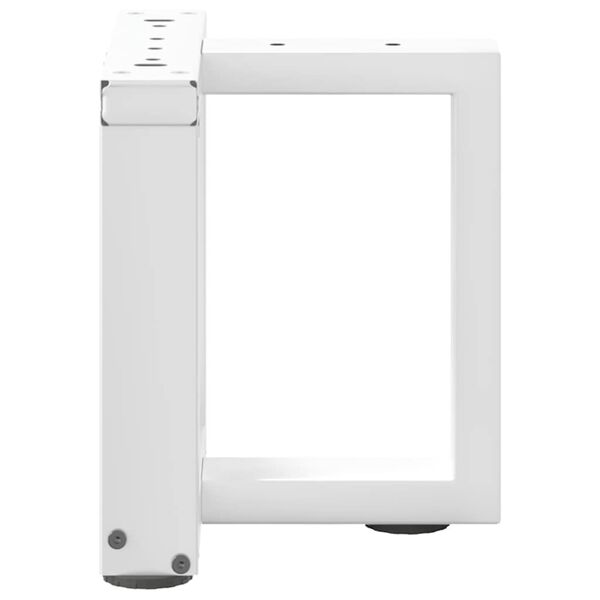 vidaXL Salontafelpoten 2 st T-vormig 30x25x(30-31) cm staal wit