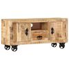 vidaXL Tv-meubel 110x30x50 cm ruw mangohout