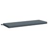 vidaXL Bankkussen SOEST 100% Polyester Blauw 100 x 40 x 5 cm