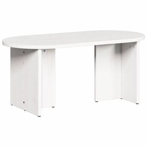 vidaXL Salontafel Wit 80 x 39,5 x 35 cm Massief grenenhout