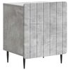 vidaXL Nachtkastje Betongrijs 43 x 34,5 x 52 cm Bewerkt hout