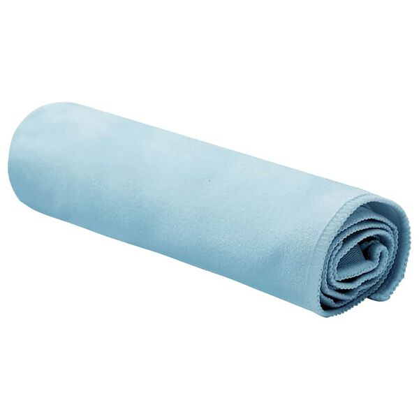 vidaXL Sporthanddoeken 2 pcs Blauw 50 x 30 cm Polyester en polyamide