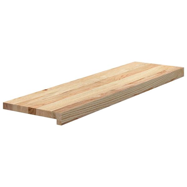 vidaXL Traptreden 16 st 90x30x2 cm onbehandeld massief eikenhout