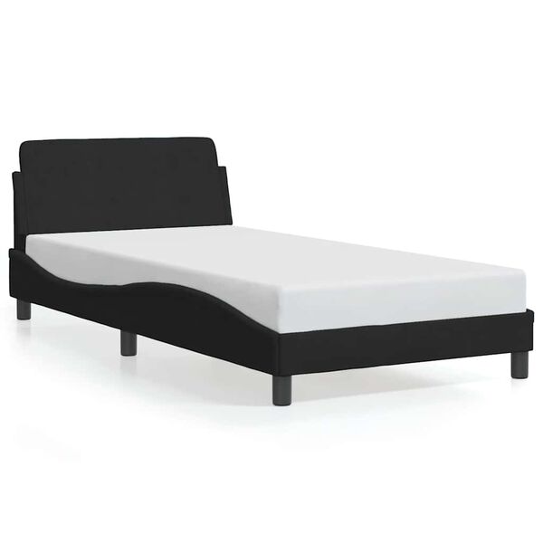 vidaXL Bedframe "Dover" 100x200 cm fluweel zwart