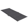 vidaXL Stoelkussens 6 st hoge rug 120x50x4 cm stof gem&ecirc;leerd antraciet