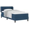 vidaXL Boxspringbed met matras met hoofdeinde Blauw 90 x 200 cm Stof