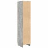 vidaXL Hoge kast Beton Grijs 35 x 39 x 168 cm