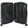 vidaXL Koffer Set met slot 3 pcs Donkergrijs 50 x 31 x 78 cm