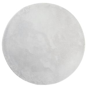 vidaXL Vloerkleed HUARTE laagpolig zacht wasbaar &Oslash; 100 cm grijs