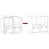 vidaXL Dressoir 68x39x73,5 cm koudgewalst staal roze