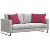 vidaXL Sofa Kussens 2 stuks Wijnrood 70 x 50 cm Cordstof