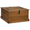 vidaXL Opbergkist HALDEN 91x91x47 cm massief grenenhout