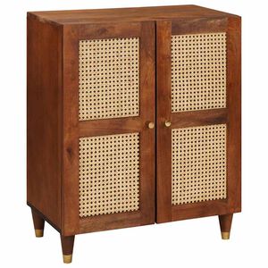 vidaXL Dressoir Bruin 60 x 33 x 75 cm Massief Mango Hout