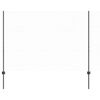 vidaXL zeshoekig gaasgek met palen 50 x 1,5 m PVC-Coated Staal Grijs