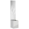vidaXL Tuin Privacy Screen Fretwerk Zilver 32 x 32 x 150 cm