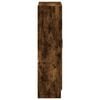 vidaXL Boekenkast 82,5x30,5x115 cm bewerkt hout gerookt eikenkleurig