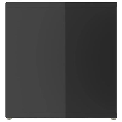 vidaXL Tv-meubelen 2 st 142,5x35x36,5 cm spaanplaat hoogglans grijs