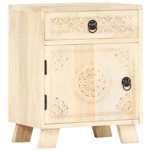 vidaXL Nachtkastje 40x30x50 cm massief mangohout
