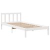 vidaXL Bedframe zonder matras massief grenenhout wit 90x190 cm
