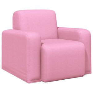 vidaXL Fauteuil Roze Stof