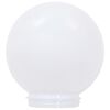 vidaXL LED-solarlampen rond 15 cm RGB 4 st