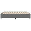 vidaXL Platform bedframe Lichtgrijs 140 x 190 cm Stof